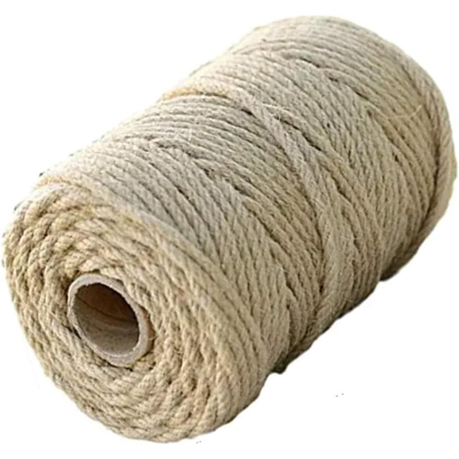 麻紐 マクラメ ジュート 太さ4ミリ 100m 麻ひも サイザルロープ 太さ4ミリ 100m スピード発送 ホリック 通販 Paypayモール