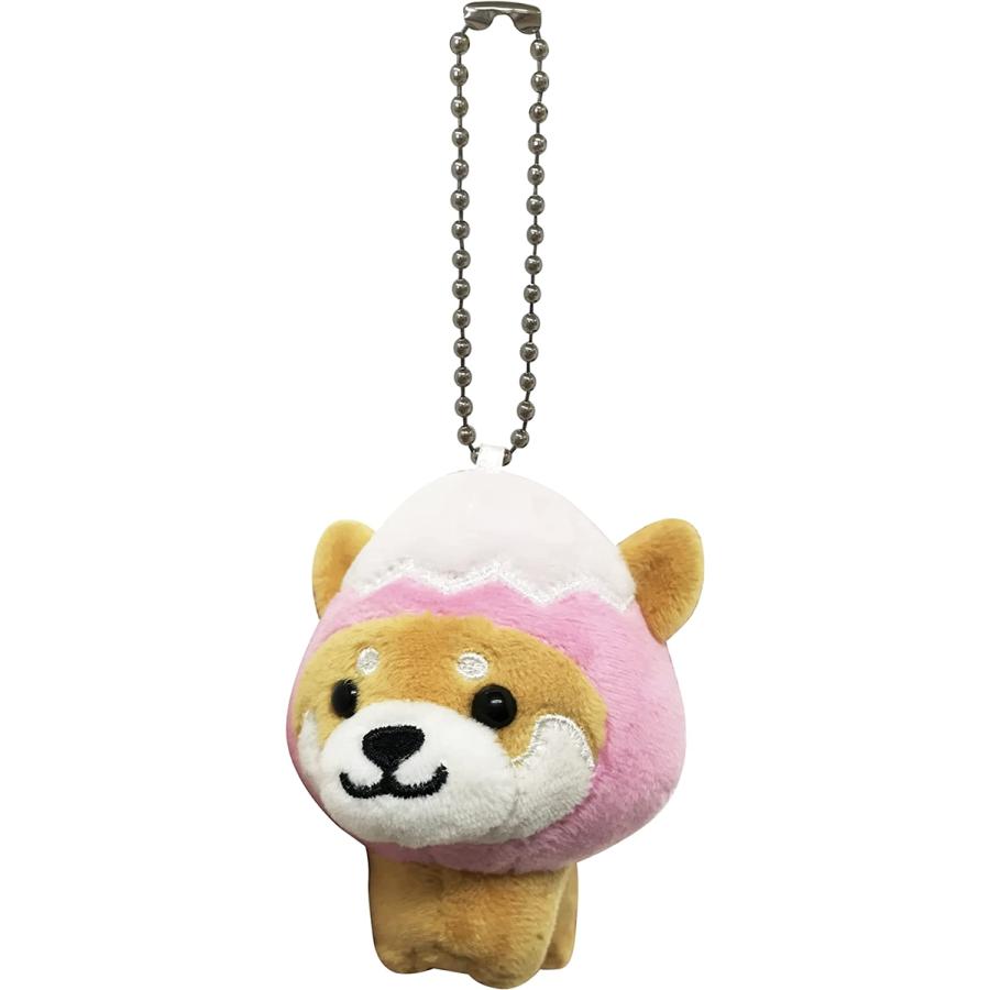 旅するマメしば ぬいぐるみキーホルダー かわいい ふわふわ 犬 柴犬 豆柴 おもちゃ 癒し 富士山バージョン 富士山バージョン ピンク ホリック Paypayモール店 通販 Paypayモール