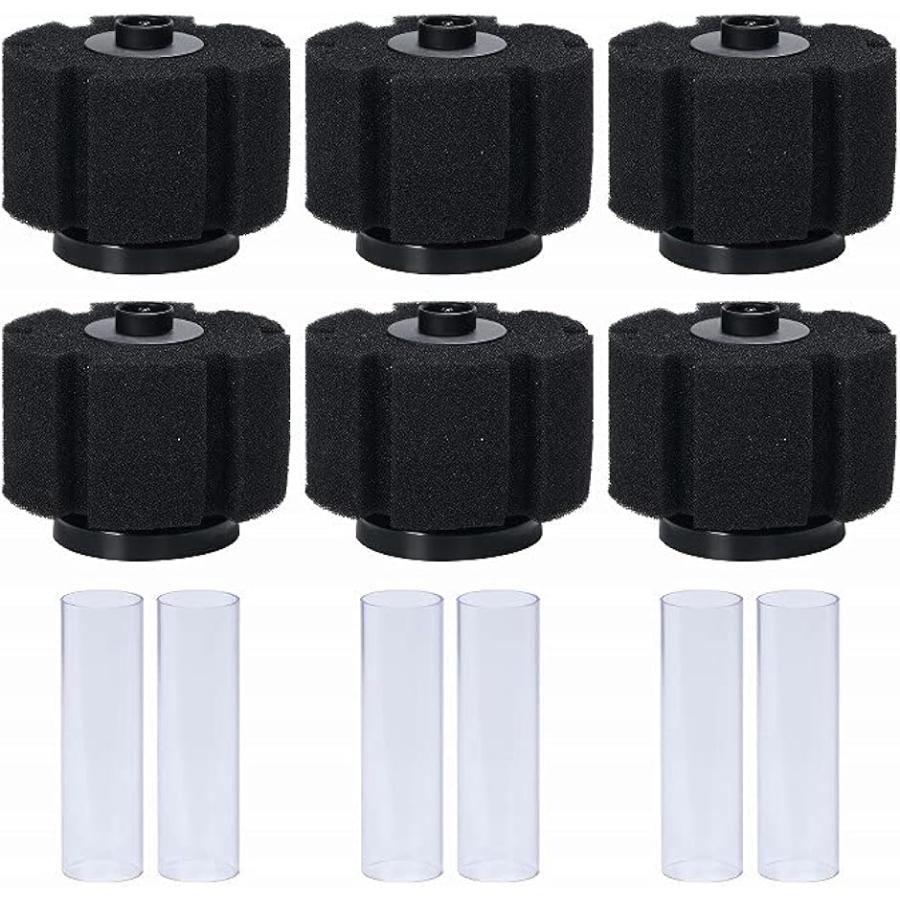 水槽 濾過 スポンジ フィルター 6個セット エアポンプ ろ過 らんちゅう ディスカス アクアリウム メダカ 飼育 雑魚 針子 成魚 ホリック Paypayモール店 通販 Paypayモール