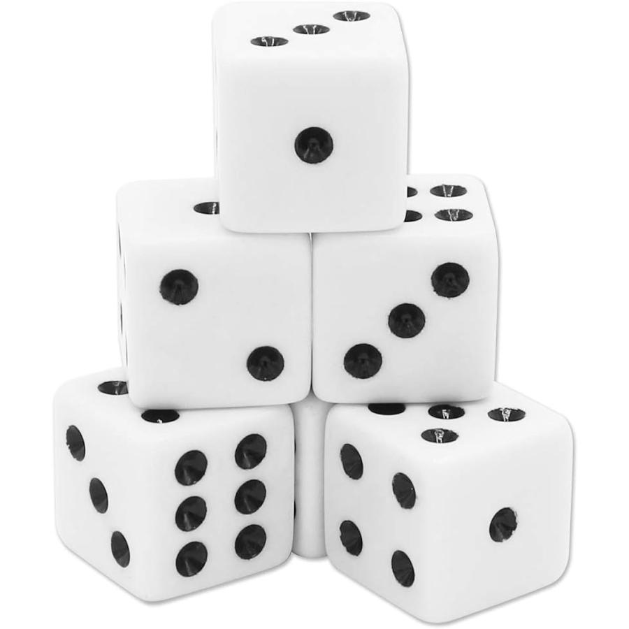 444円 高品質 ビッグサイコロ 6面 ダイス マジック テーブルゲーム すごろく おもちゃ 24mm 6個セット