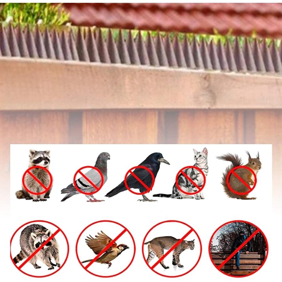 鳥よけグッズ とげマット スパイク 針 鳩よけ カラスよけ 猫よけ ベランダ 14枚セット ブラック 2b6p5oqwt4 ホリックワークショップ 通販 Yahoo ショッピング