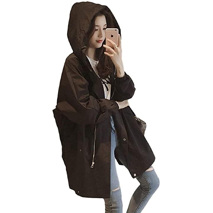 ゆったり 軽量 フード付き モッズ コート レディース 黒 ブラック Xl 2b6pf956g5 ホリックワークショップ 通販 Yahoo ショッピング