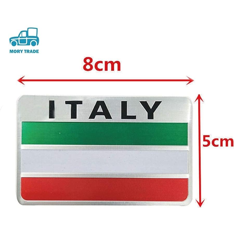 イタリア の天然旗 の 車 エンブレム