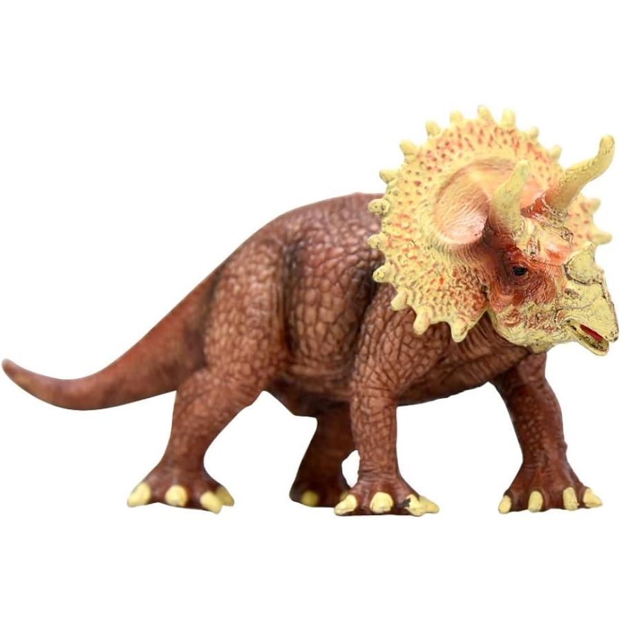 Kichibei トリケラトプス 草食 本物新品保証 恐竜 三本角 リアル おもちゃ 大迫力 フィギュア 0円 両足自立1