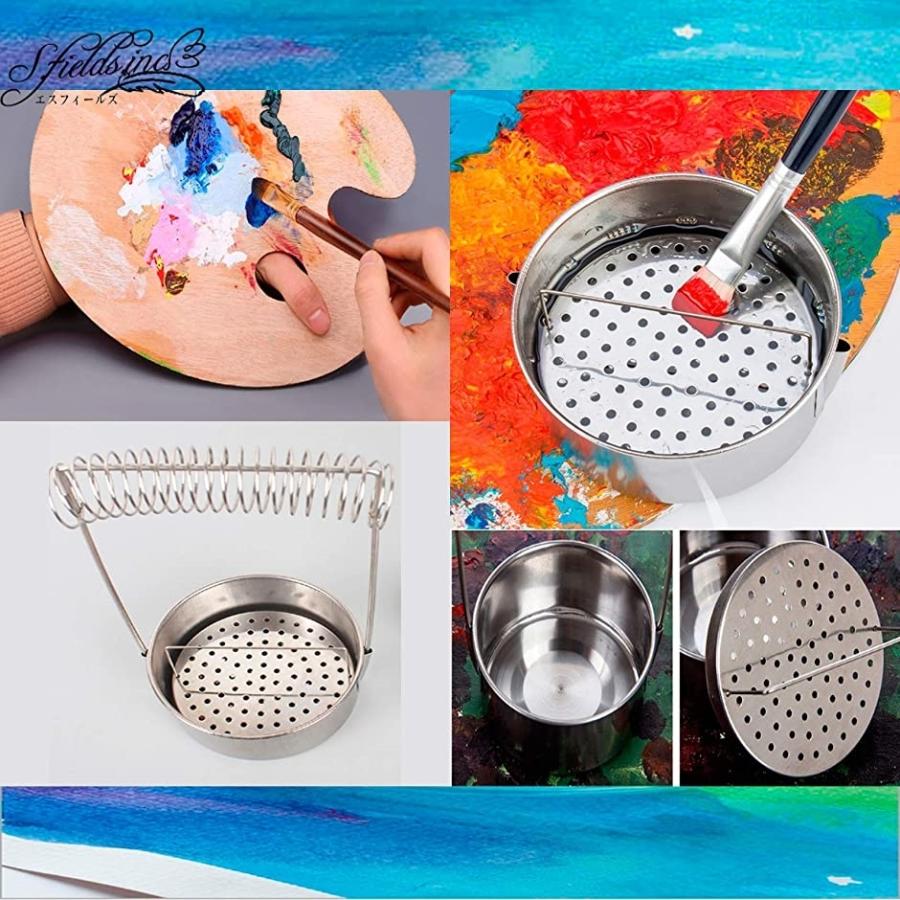 筆洗バケツ トリオ 重ね式 １着でも送料無料 重ね式