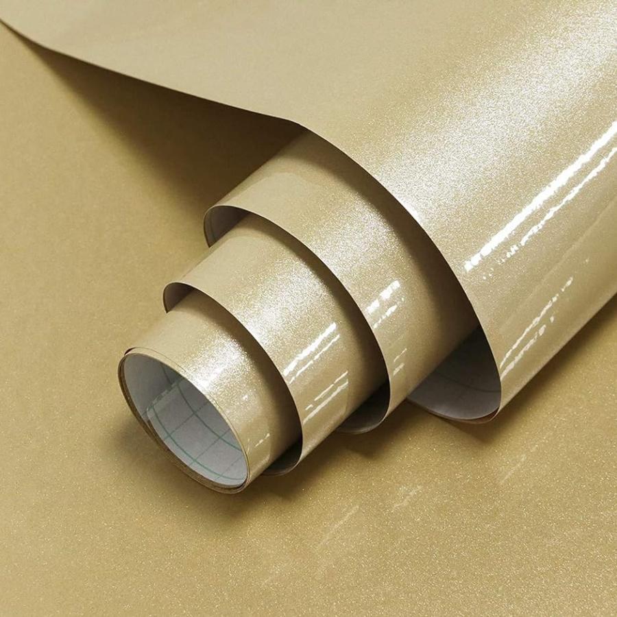 壁紙シール つるつる ラメ入り 60cmｘ10m 壁紙シート 光沢あり 防水 リメイクシート 耐熱 Mdm シャンパン色 60cmx10m 2b6qk4hfnd スピード発送 ホリック 通販 Yahoo ショッピング