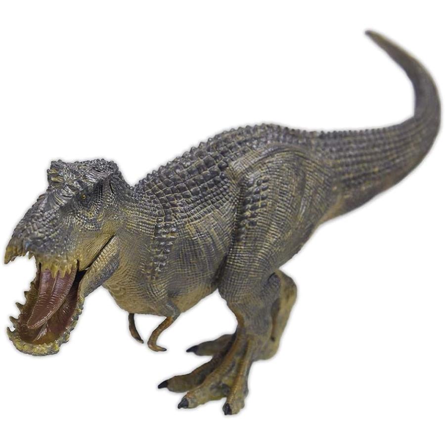 最大96％オフ！ KICHIBEI ティラノサウルス 恐竜 フィギュア リアル設計 驚きの値段で 模型 両足自立 おもちゃ 大迫力 全長35.5cm 口開閉