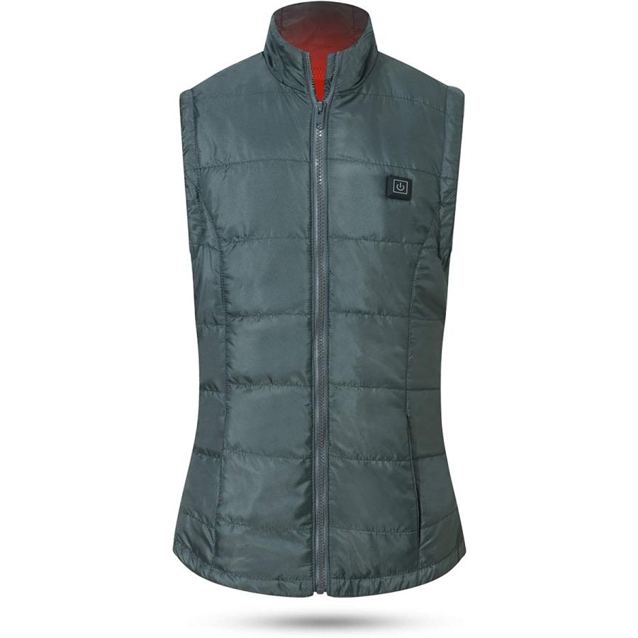 電熱ベスト ヒートベスト 日本製ヒーター Pse認証済 加熱ベスト 電熱ジャケット ダークグリーン レディースb Free Size 2b6r6vh1tc ホリックワークショップ 通販 Yahoo ショッピング