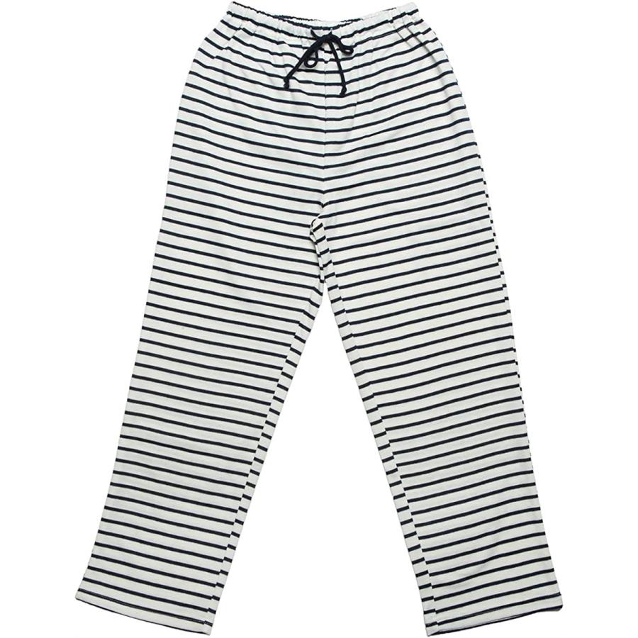 ワイズファクトリー レディース ボーダーパンツ スウェットパンツ ルームウエア ボーダー柄パンツ 部屋着 婦人 ホワイト M ホリック Paypayモール店 通販 Paypayモール