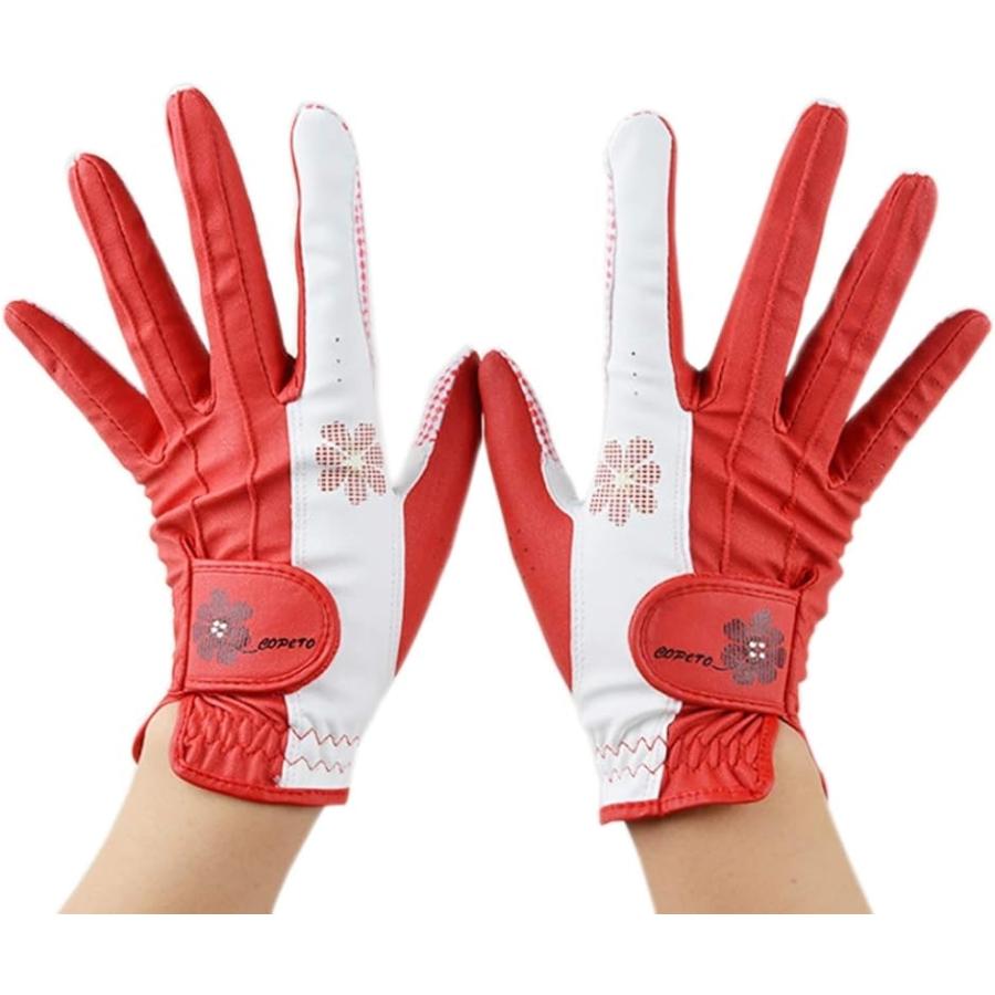 日本人気超絶の プレミーノ ゴルフ グローブ 手袋 レディース 両手 フィット感 耐久性 デザイン性 レッド 21 17 5cm 18 0cm Babylonrooftop Com Au