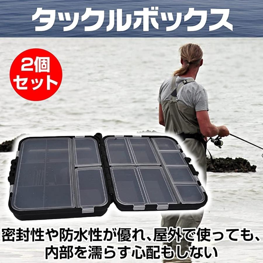 最大74 Offクーポン コンパクト タックルボックス 釣具収納 アーケース 釣り道具 収納ケース 2個セット Mdm Materialworldblog Com