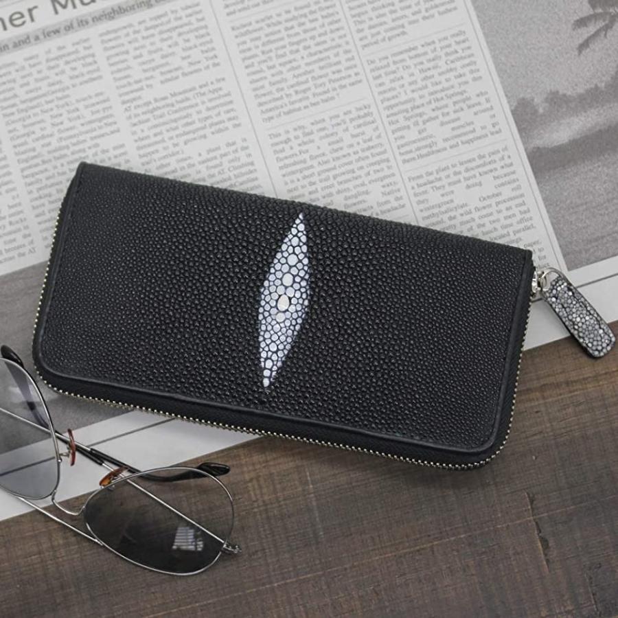 スティングレイ 財布 エイ 革 長財布 ガルーシャ 内側 牛革 本革