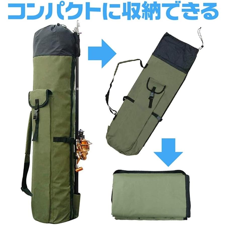 以上節約 釣り バッグ ロッドケース 竿 道具 タックル 肩掛け 手提げ 大容量 便利 小物 ブラック 2 980円 Sarozambia Com