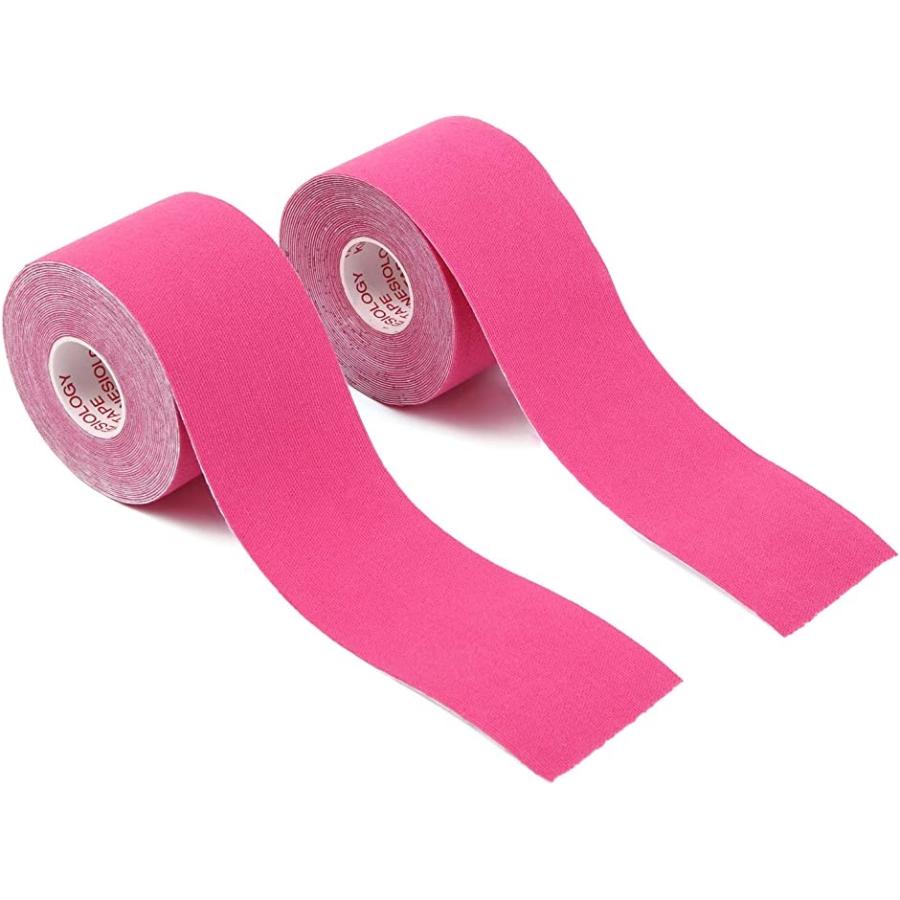 テーピングテープ キネシオロジーテープ 2巻入 サポート 通気性伸縮性汗に強い 5cm X 5m ピンク スピード発送 ホリック Paypayモール店 通販 Paypayモール