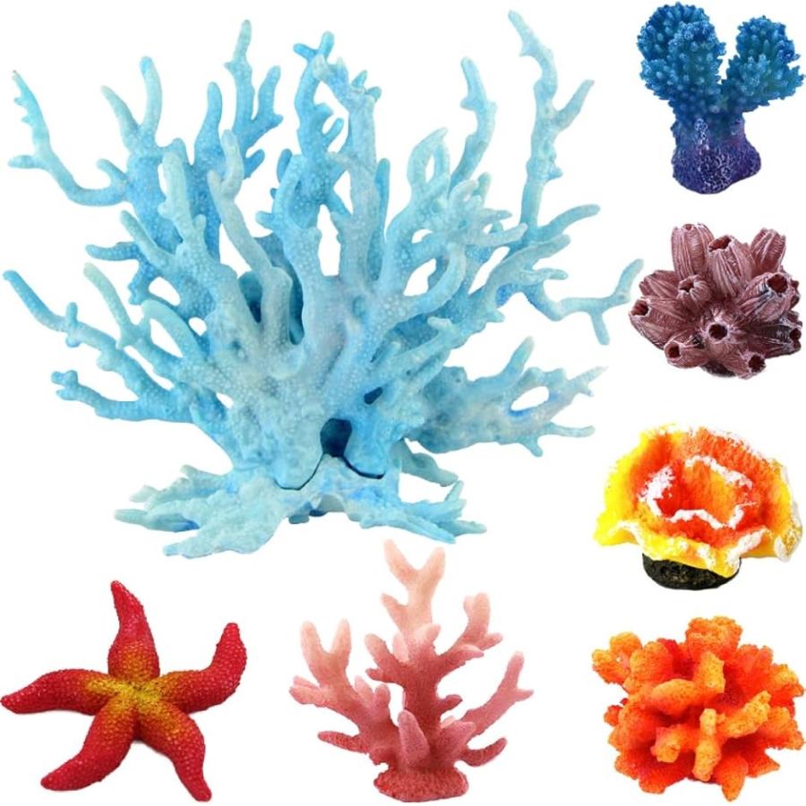 人工珊瑚 アクアリウム オブジェ サンゴ礁 水槽用品 ブルー 6個セット ホリック Paypayモール店 通販 Paypayモール