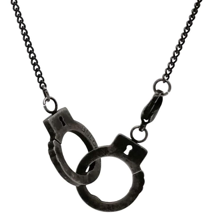 手錠 ネックレス ペンダント メンズ ブラック チェーンネックレス ハンドカフ 収納袋付き 2b6wc9ygcw スピード発送 ホリック 通販 Yahoo ショッピング