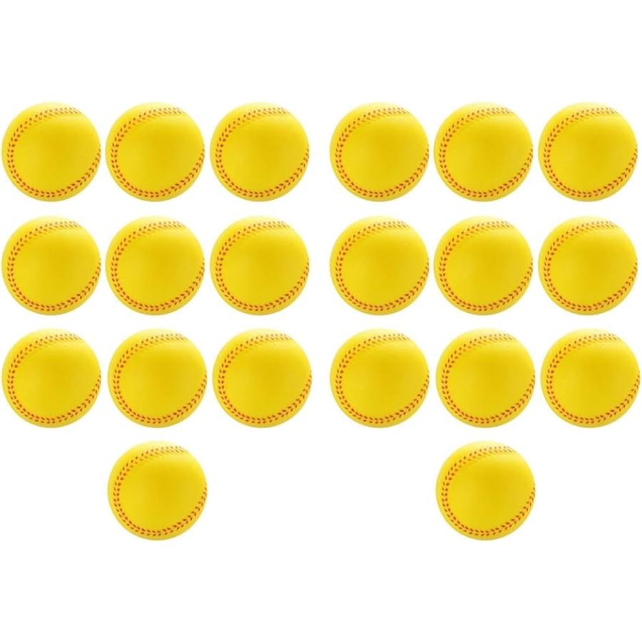 ウレタン ボール 野球 7cm 蛍光色 トレーニング 黄色 バッティング 3 780円 練習用 キャッチボール