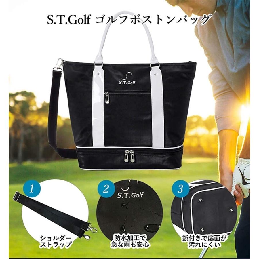最大64 Offクーポン ゴルフボストンバッグ メンズ ゴルフトートバッグ ゴルフバッグ シューズ収納 防水 合皮 2層式 軽量 ホワイト トートバッグ 7 680円 Aynaelda Com