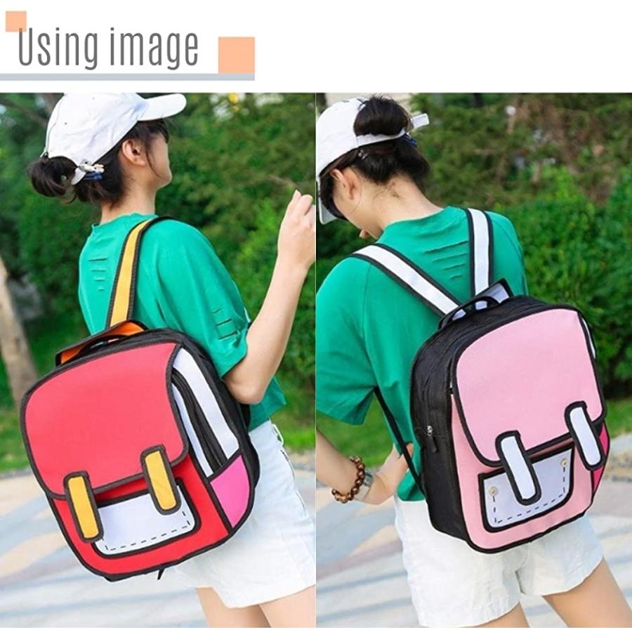 まるでイラスト リュック リュックサック レディース Aesthetic 3d Backpack 2次元 イラスト風 レッド 2b6yt2qvgv スピード発送 ホリック 通販 Yahoo ショッピング