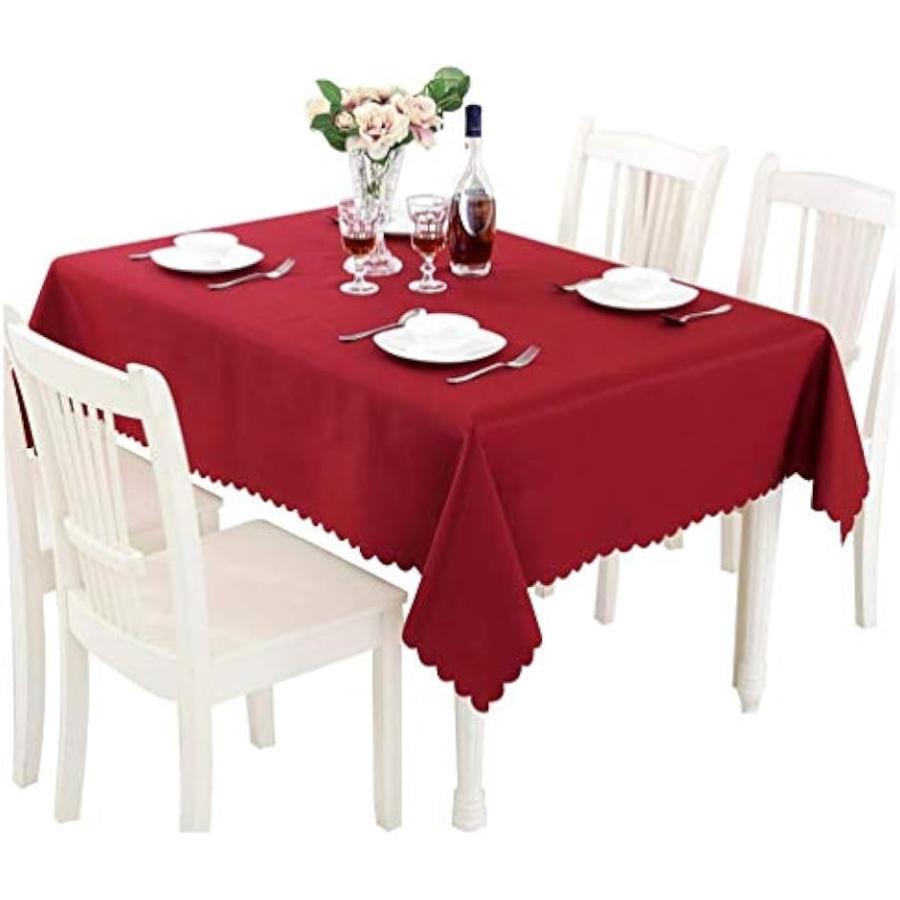 テーブルクロス 無地 135x180cm シンプルデザイン 洗える素材 Hh Tc0011 ワインレッド ホリック Paypayモール店 通販 Paypayモール