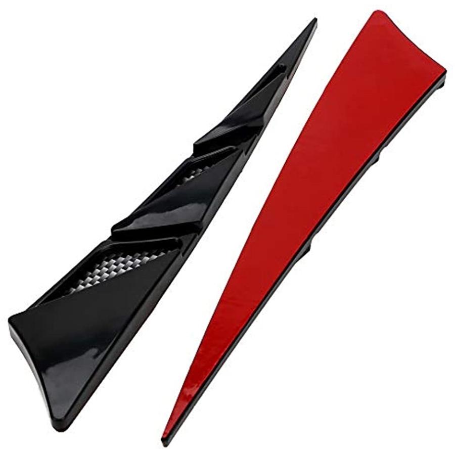 Morytrade 3連 ダミーダクト 汎用エアロ ボンネット フェンダー カーボン エンブレム 車 自動車 09 長三角黒 2b8gfpju9y スピード発送 ホリック 通販 Yahoo ショッピング