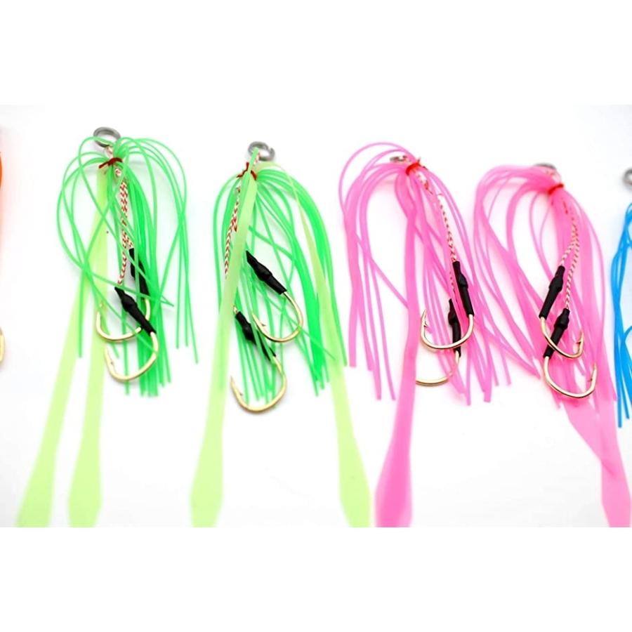 中古 タイラバ スペア スカート フック付き 10本セット 船釣り 真鯛 鯛ラバ 蓄光1 680円 Aynaelda Com