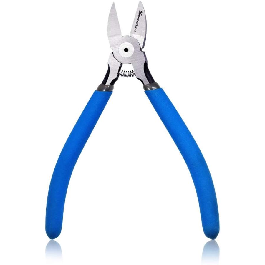 プラスチックニッパー 刃先形状フラット