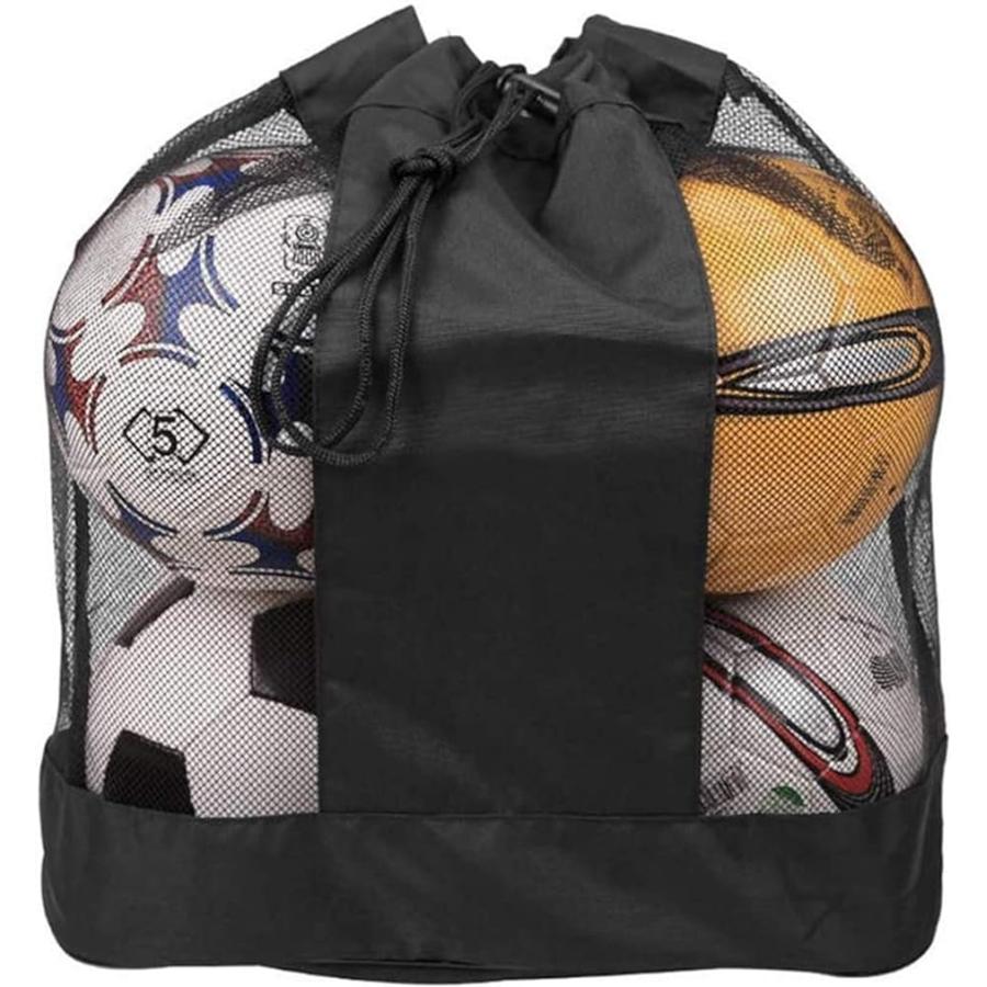 RER 球技 品質検査済 ボール バッグ 収納 サッカーボール ブラック 欲しいの レギュラーサイズ バレーボール バスケットボール