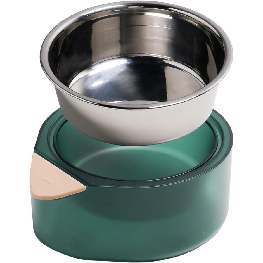 ピダン 猫 犬 食器 ステンレス シングル えさ 皿 餌入れ 水飲み 保温保冷 フードボウル S