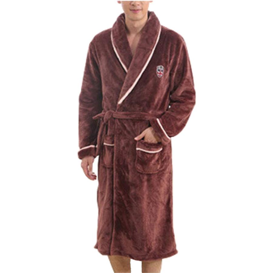 ガウン バスローブ ルームウェア 羽織り 高級感 長袖 おしゃれ 男女兼用 Mdm メンズブラウン Free Size ホリック Paypayモール店 通販 Paypayモール