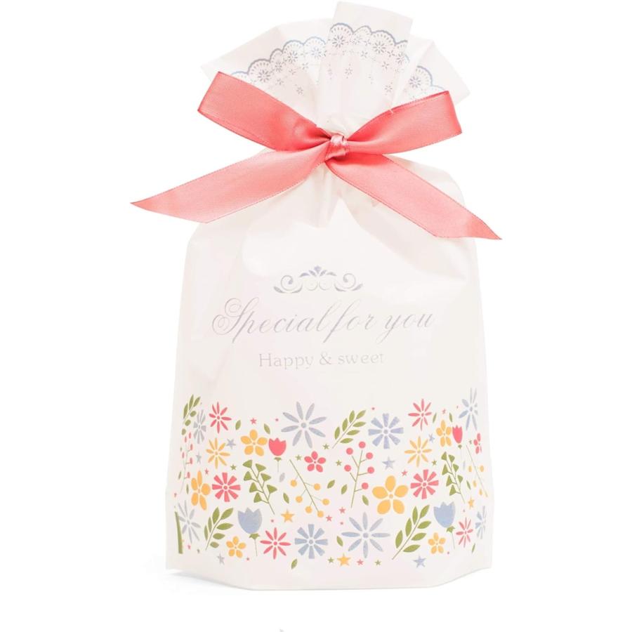 ラッピング袋 リボン マチ付き かわいい プレゼント用 10枚入 ギフト 贈り物 Raping W ホワイト 23x15x6 ホリック Paypayモール店 通販 Paypayモール