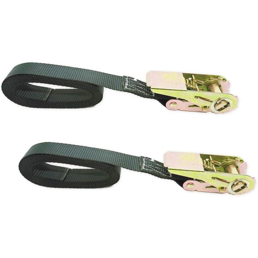 ラチェット タイダウンベルト 荷締め ルーフベルト 簡単ロック 3m 黒