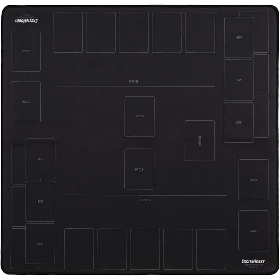 EXCITE HOBBY プレイマット シンプルデザイン カードゲーム ラバーマット バトルフィールド 60cmx60cm ポケモン