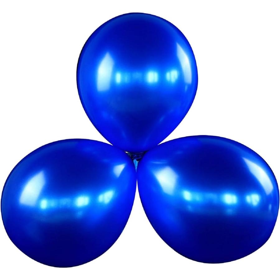以上節約 バルーン 風船 誕生日 結婚式 パーティー 装飾 光沢 単色 100個 セット Mdm ブルー フリー Riosmauricio Com