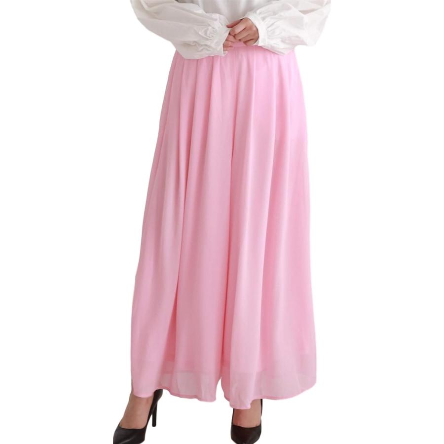 スリーピングシープ シフォン ワイドパンツ レディース スカーチョ ガウチョパンツ ロングパンツ ピンク ピンク M ホリック Paypayモール店 通販 Paypayモール