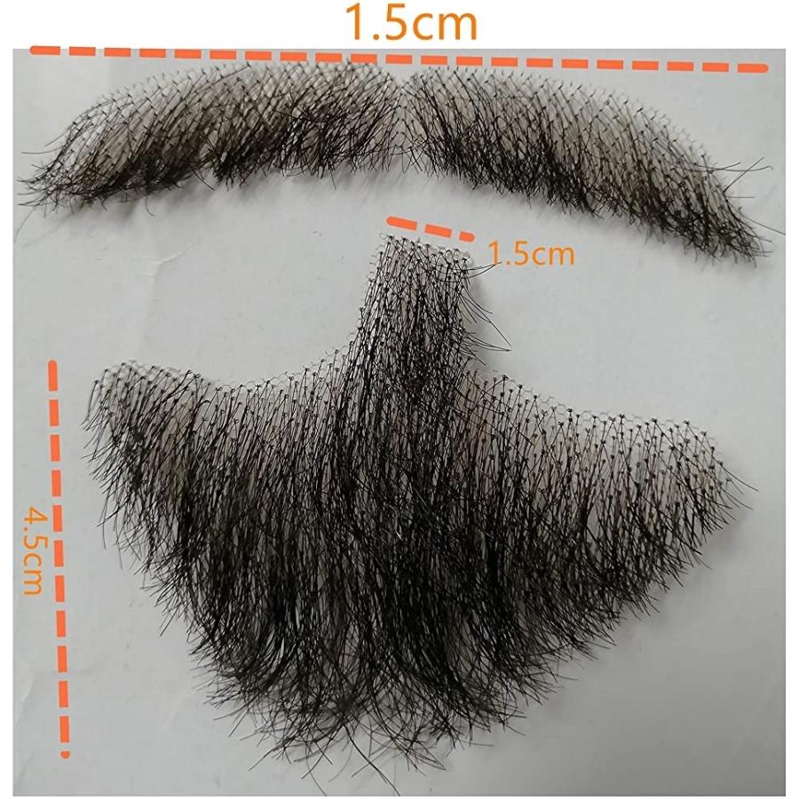 最大64 Offクーポン 付け髭 ひげ 口髭 人毛 ウィッグ 髪製髭 手作り本物 1枚 Riosmauricio Com