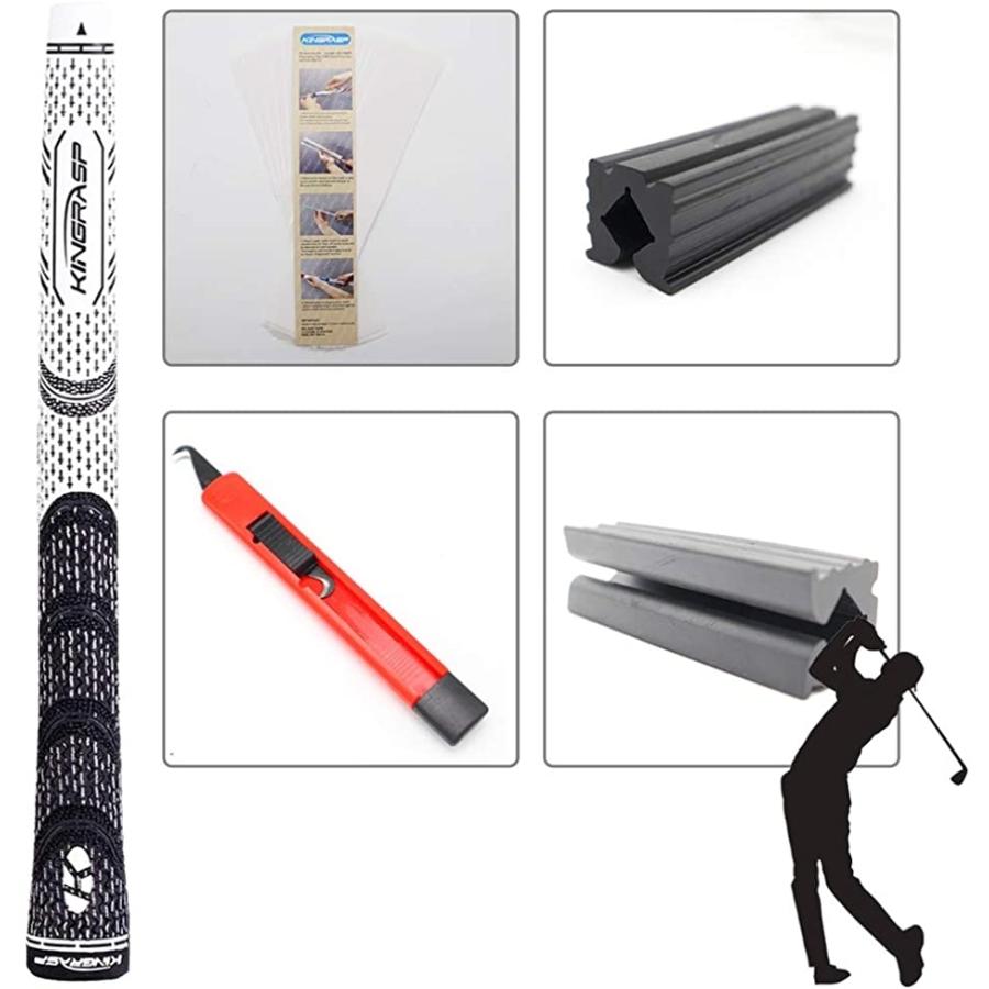 ゴルフグリップ ゴルフクラブグリップ ゴルフクラブ用パーツ ミニグリップカッター 両面テープ付き MDM(レッド/ミッドサイズ, ミッドサイズ