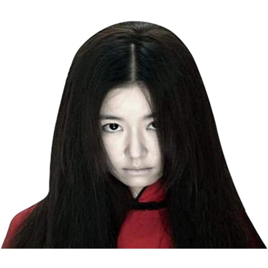 ハイビーム 空き巣 車上荒らし 対策 肝試し ホラー リアウィンドウ ステッカー 恐怖の美女 入園入学祝い