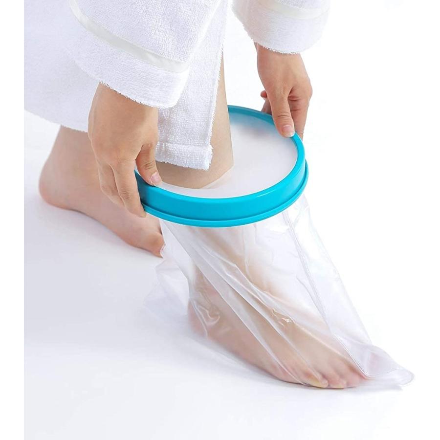 繰り返し使える ギプスカバー 大人の足首用 防水シャワーカバー 正規逆輸入品