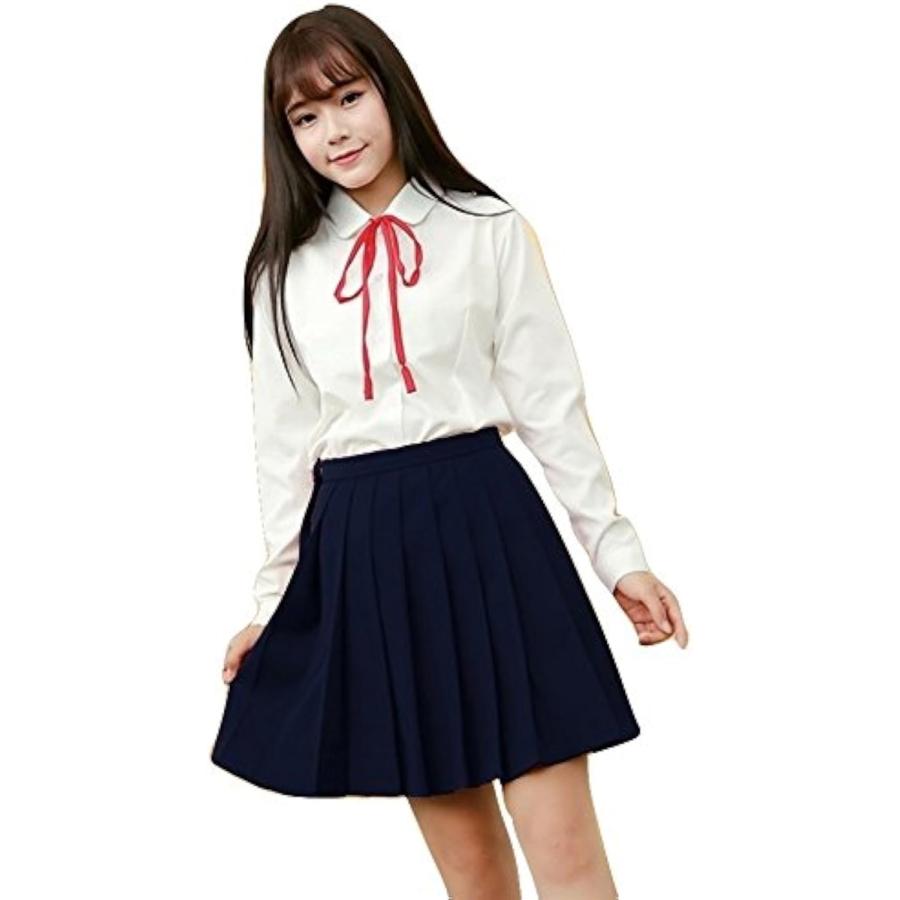 人気を誇る 大きいサイズ 清純 国際ブランド 制服 プリーツスカート 男の娘 JK風 メンズ対応サイズ 紺スカート XXL