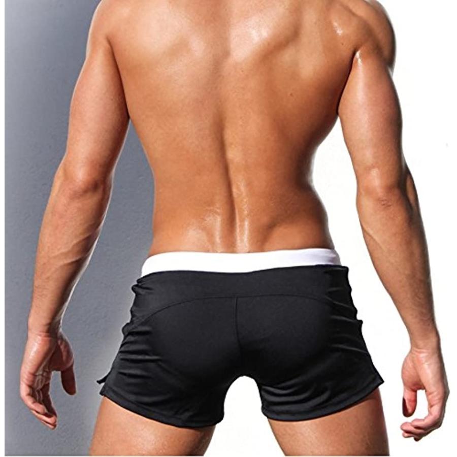 サーフ パンツ カッコイイ 人気 オシャレ 水着 ビーチ 海パン ショート 短め 腰パン ショーツ メンズ ブラック Xl ホリック Paypayモール店 通販 Paypayモール