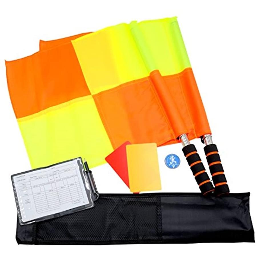 人気ショップが最安値挑戦 ゼロノワ サッカー フットサル 審判 用具 主審 副審 ラインズマン セット