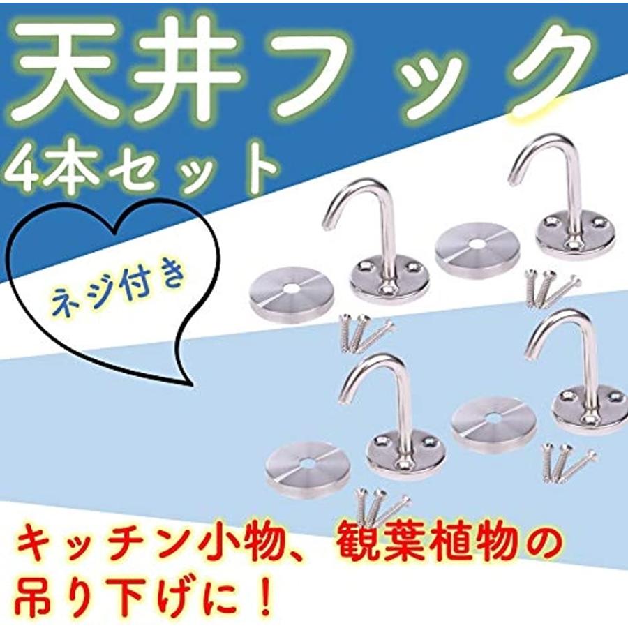 フック 天井付 T天井フック ルーミー 内装 ハンギングフック ピクチャーレール ステンレス M Tw M 6cm 4個 ホリック Paypayモール店 通販 Paypayモール