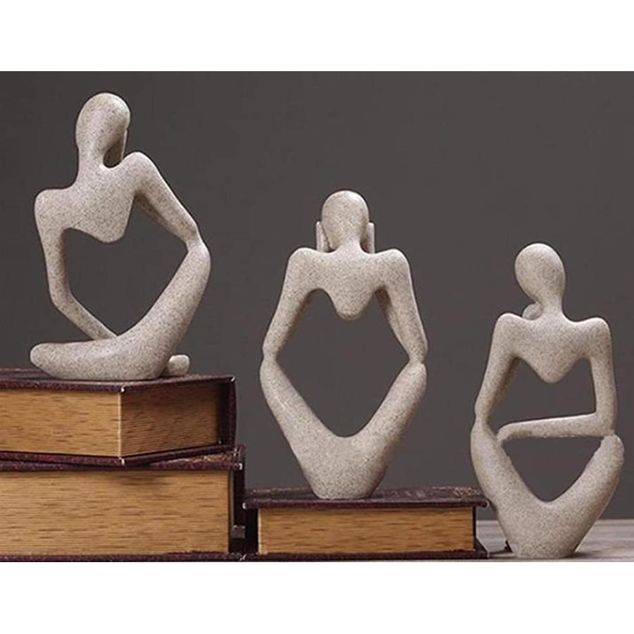 数量は多い 雑貨 おしゃれ 置物 インテリア 考える人 オブジェ 人形 卓上 彫像 書斎 装飾 北欧 装飾品 プレゼント タイプc Supplystudies Com