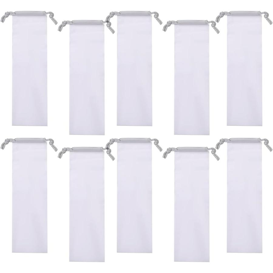 プレイマットケース 撥水加工 クリア 巾着タイプ 中身が見える 10枚セット カードゲーム トランプ マットポーチ の商品画像