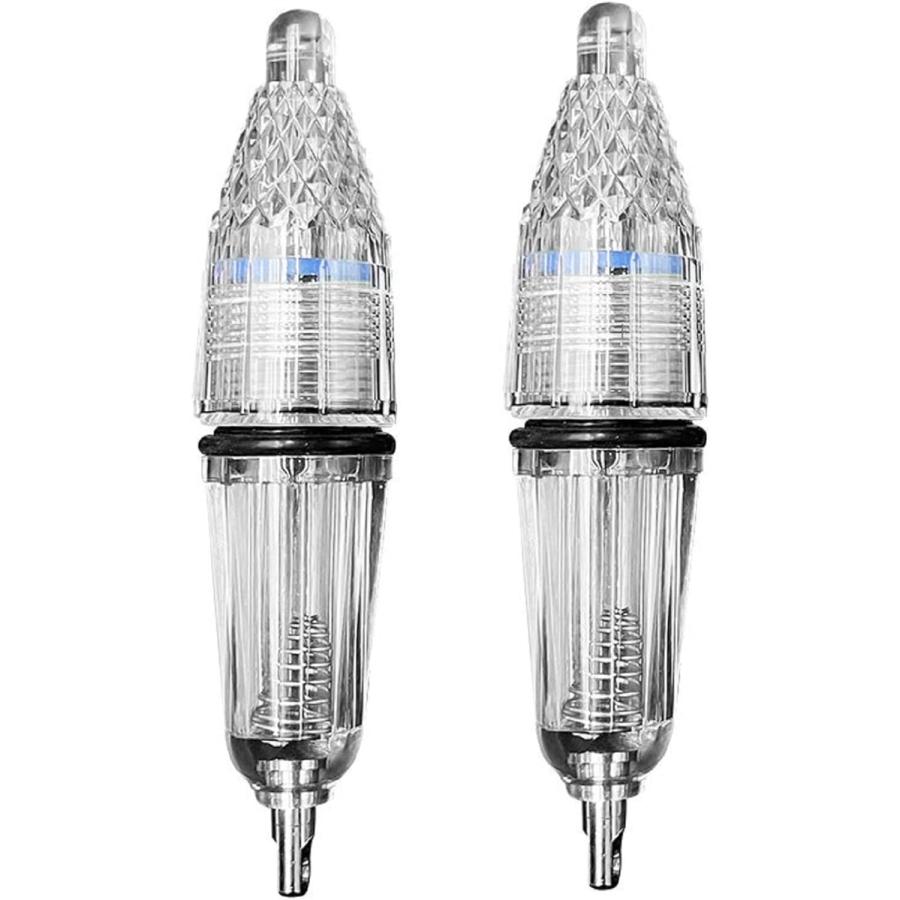 led 集魚 灯 高輝度 水中 ライト 12cm 夜 イカ 釣り ランプ 発光 フィッシング 防水 電池 式 海 4個 (4個セット)