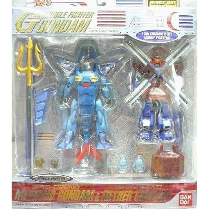 新品 MIA 機動武闘伝Gガンダム マーメイドガンダム＆ネーデルガンダム Yahoo!オークション - 機動武闘伝Gガンダム MS in Action ネーデルガン