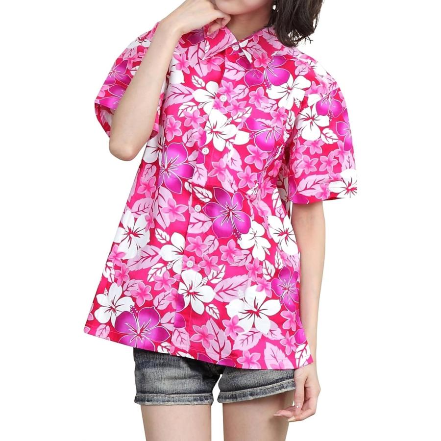 Oki オキ アロハシャツ フリーサイズ ユニセックス カラフル ダンス 激安直営店 衣装 イベント Mdm L 780円 レディース L メンズ 1 アロハピンク