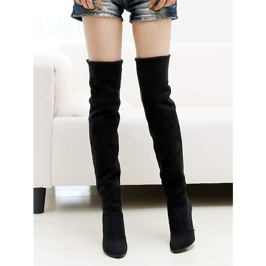 レディース ニーハイブーツ ロングブーツ 柔らかい 美脚効果 ファッション 脚長 足細 25 5 Cm ブラック 25 5 Cm スピード発送 ホリック 通販 Paypayモール