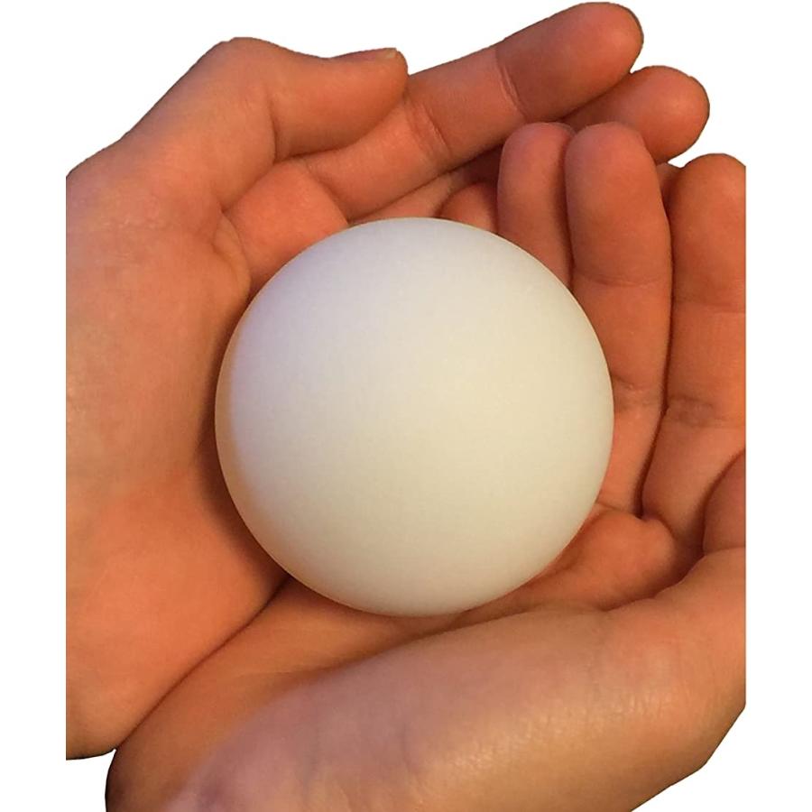 大きい ピンポン玉 55mm おもしろおもちゃ 卓球 ボール白 3個(「白 3個 